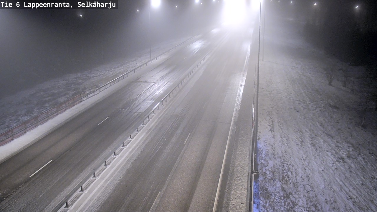 Weather Camera Image Väg 6 Villmanstrand, Selkäharju, Lappeenranta, Etelä-Karjala
