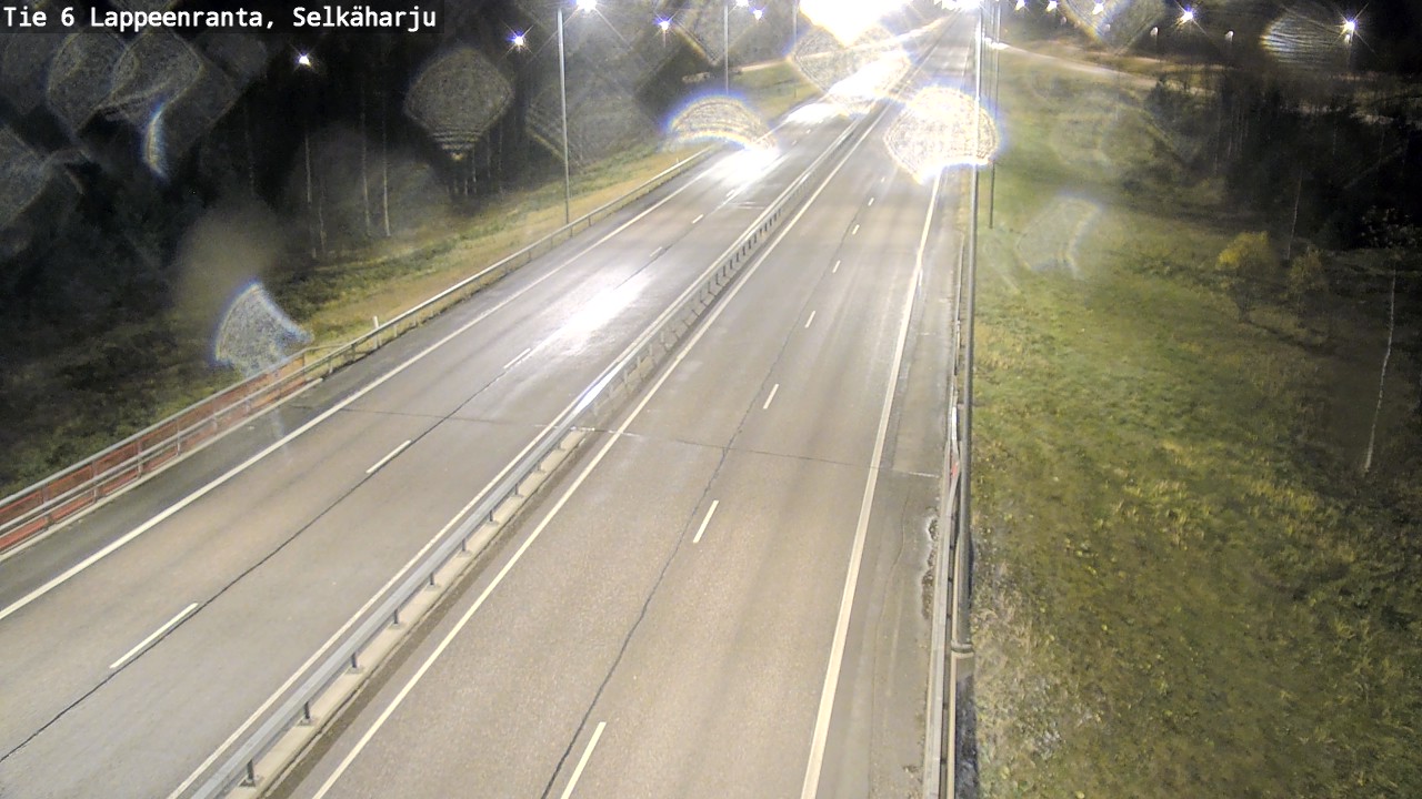 Weather Camera Image Road 6 Lappeenranta, Selkäharju, Lappeenranta, Etelä-Karjala