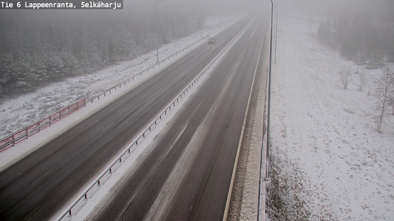 Weather Camera Image Väg 6 Villmanstrand, Selkäharju, Lappeenranta, Etelä-Karjala