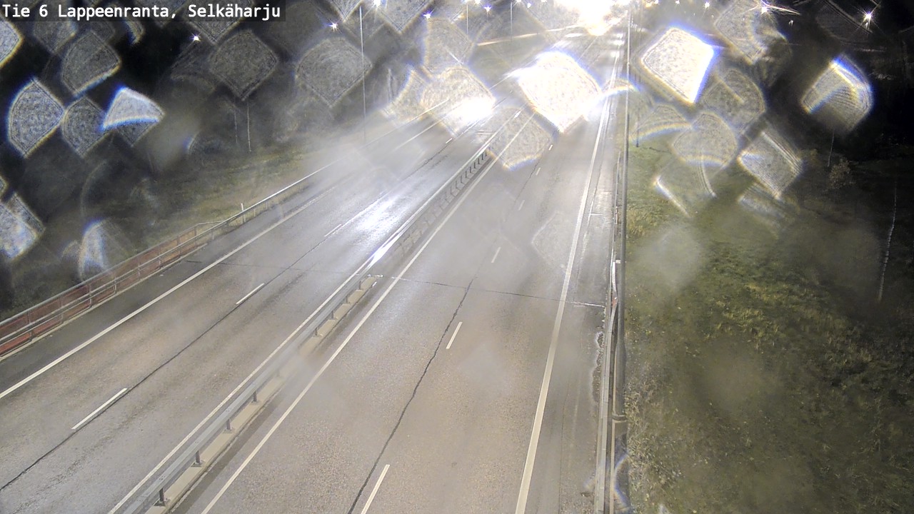 Weather Camera Image Road 6 Lappeenranta, Selkäharju, Lappeenranta, Etelä-Karjala