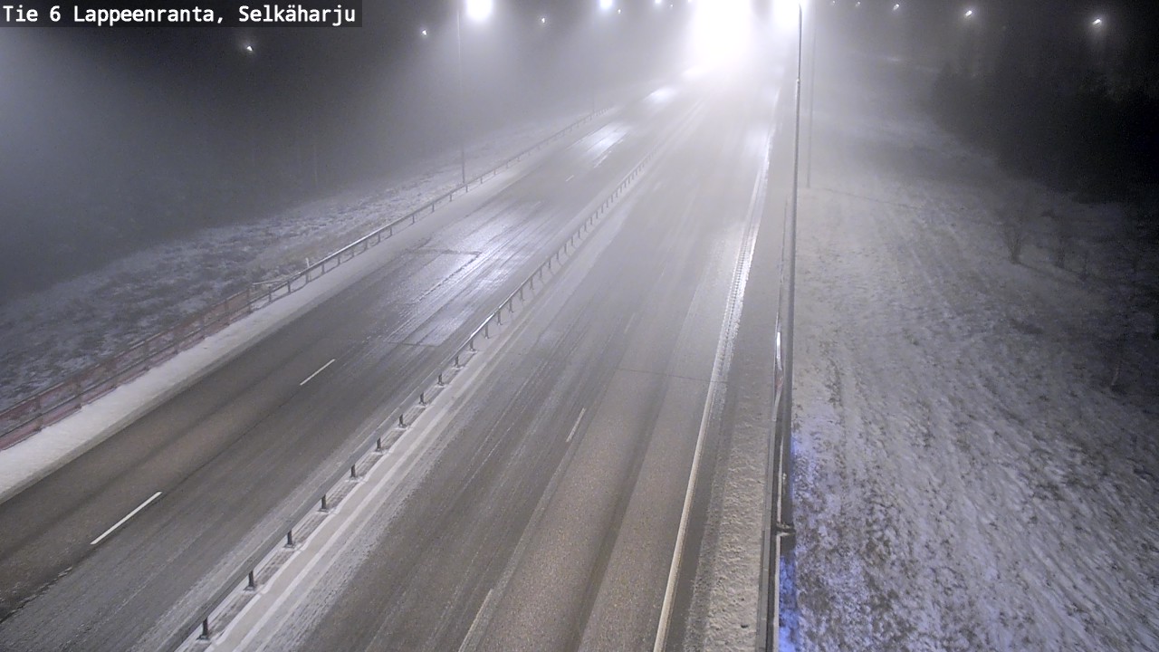 Weather Camera Image Väg 6 Villmanstrand, Selkäharju, Lappeenranta, Etelä-Karjala