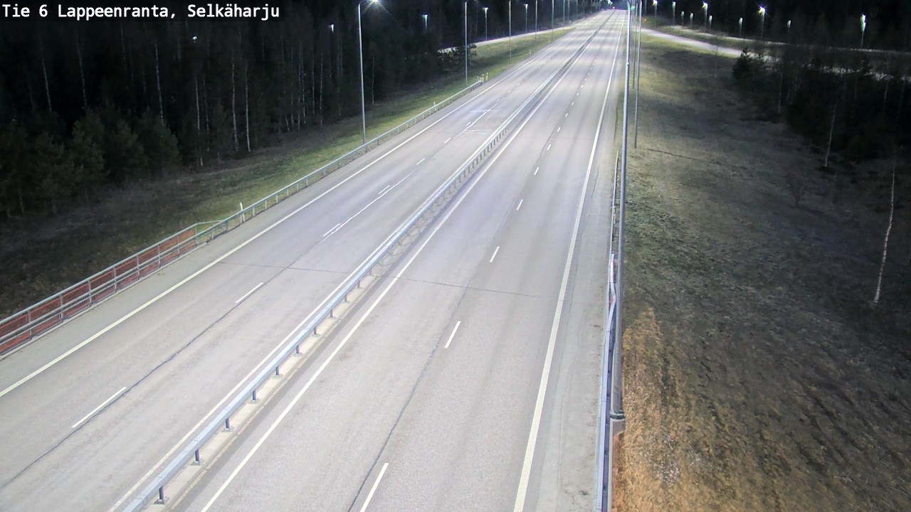 Weather Camera Image Road 6 Lappeenranta, Selkäharju, Lappeenranta, Etelä-Karjala