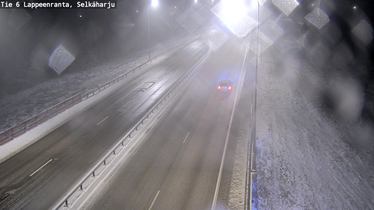 Weather Camera Image Väg 6 Villmanstrand, Selkäharju, Lappeenranta, Etelä-Karjala