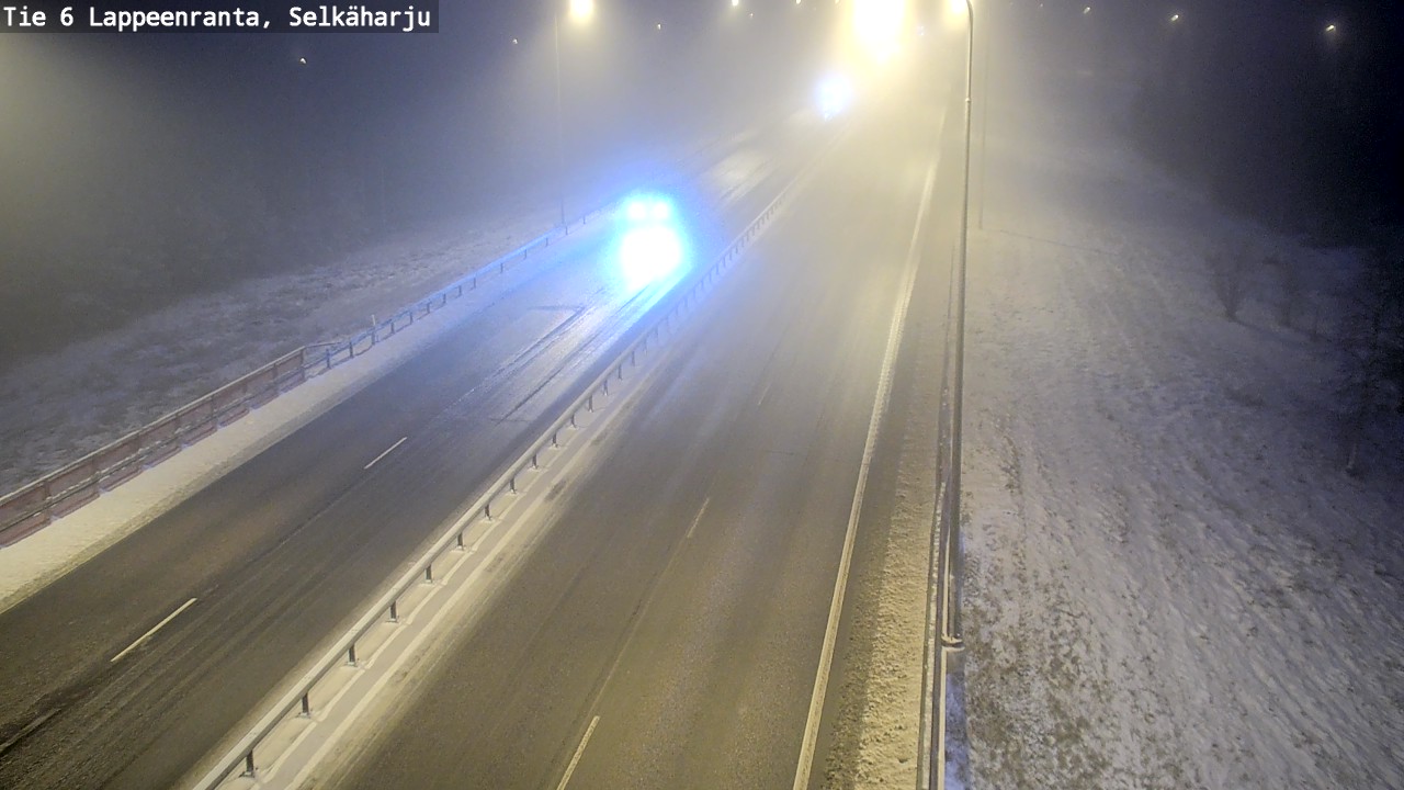 Weather Camera Image Väg 6 Villmanstrand, Selkäharju, Lappeenranta, Etelä-Karjala