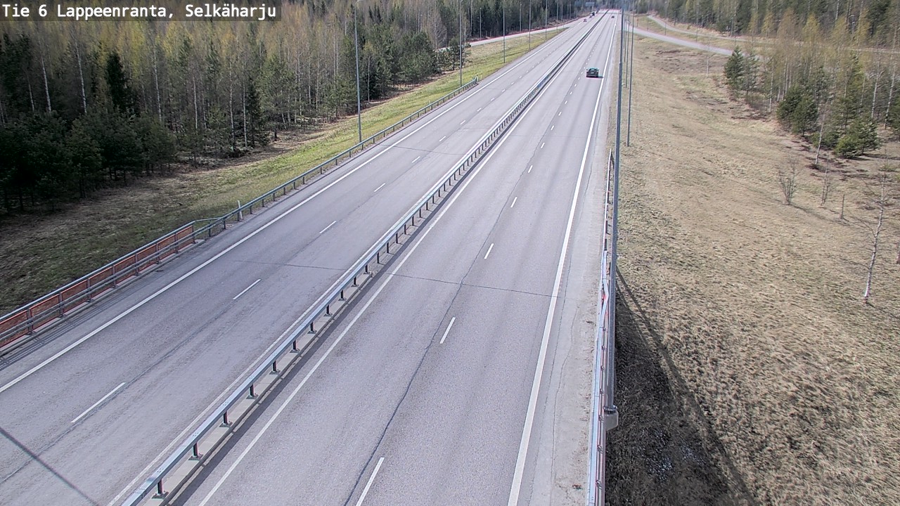 Weather Camera Image Road 6 Lappeenranta, Selkäharju, Lappeenranta, Etelä-Karjala