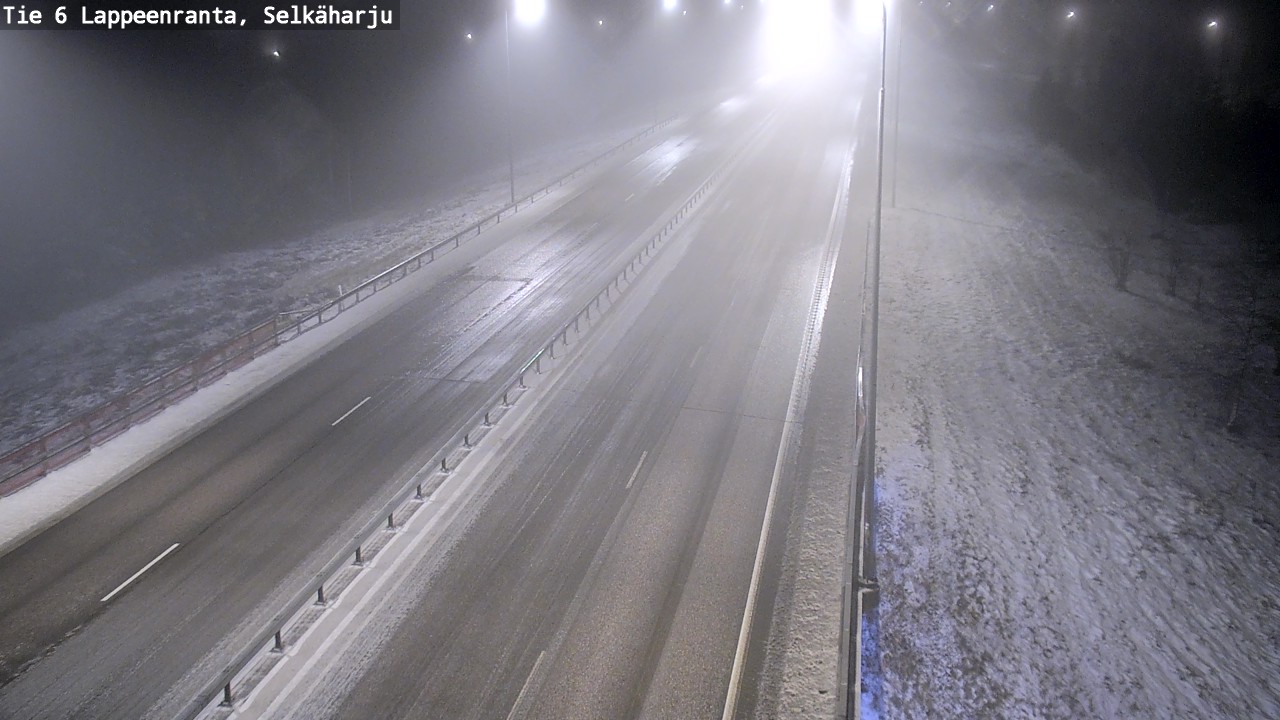 Weather Camera Image Väg 6 Villmanstrand, Selkäharju, Lappeenranta, Etelä-Karjala