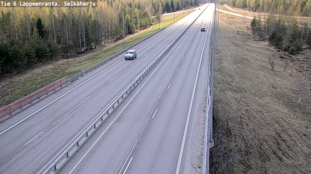 Weather Camera Image Road 6 Lappeenranta, Selkäharju, Lappeenranta, Etelä-Karjala