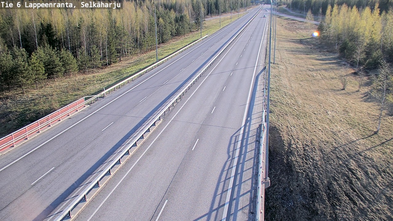 Weather Camera Image Road 6 Lappeenranta, Selkäharju, Lappeenranta, Etelä-Karjala