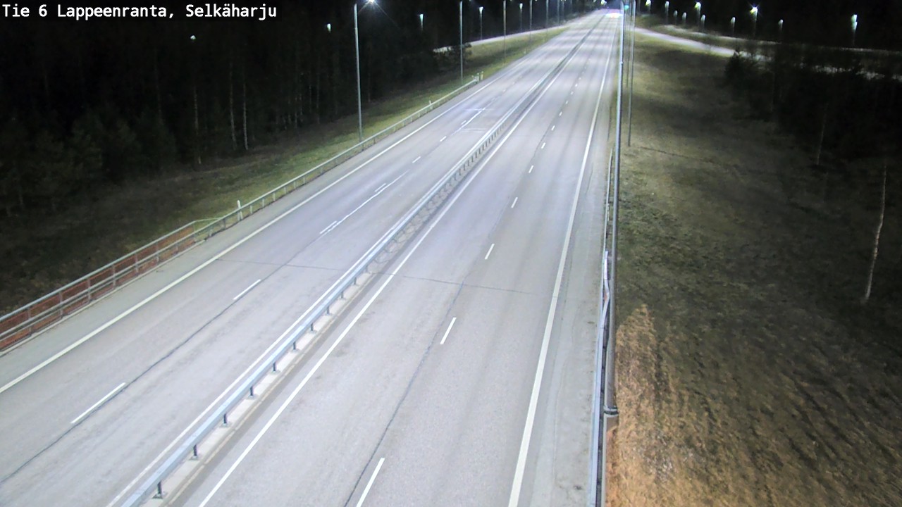 Weather Camera Image Road 6 Lappeenranta, Selkäharju, Lappeenranta, Etelä-Karjala