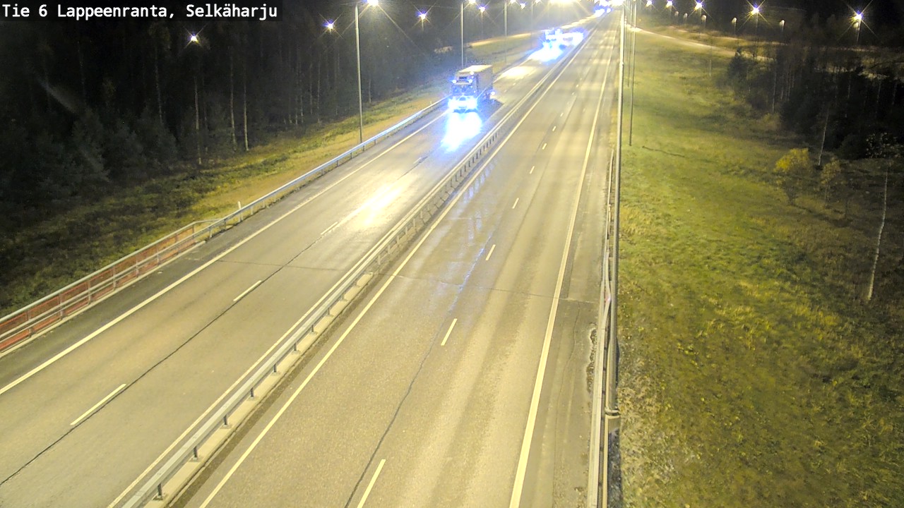 Weather Camera Image Väg 6 Villmanstrand, Selkäharju, Lappeenranta, Etelä-Karjala