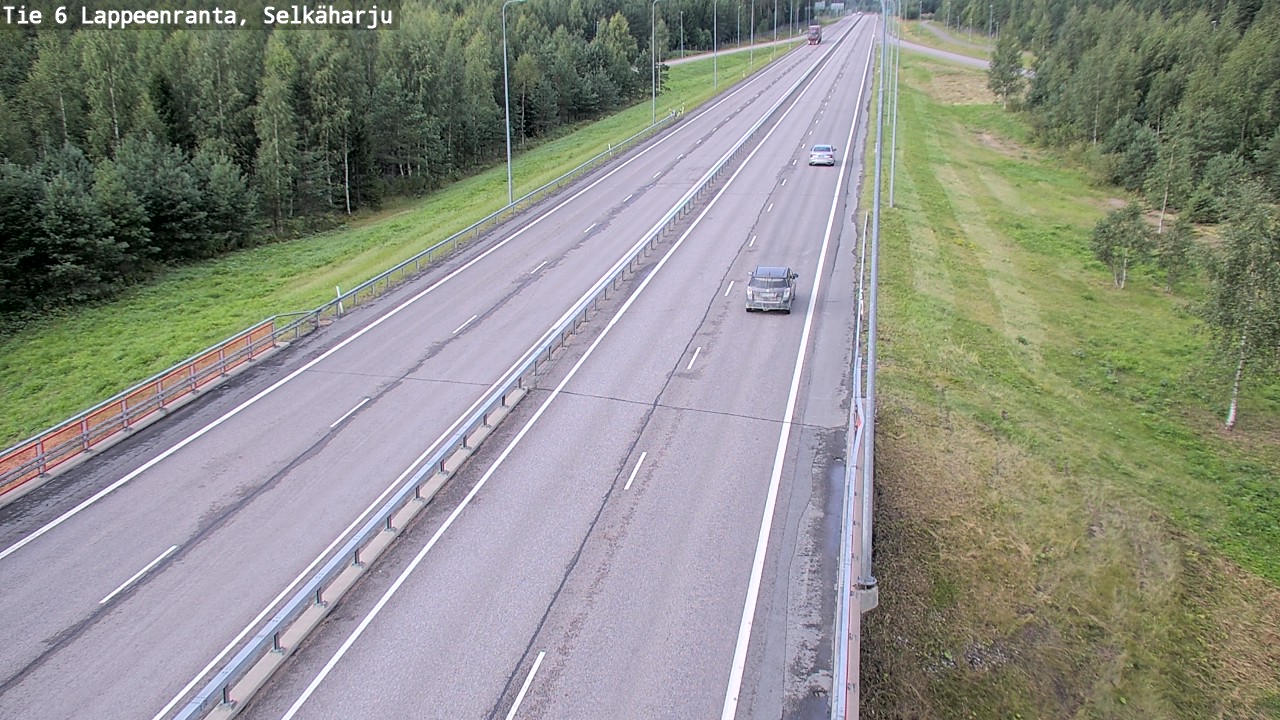 Weather Camera Image Road 6 Lappeenranta, Selkäharju, Lappeenranta, Etelä-Karjala