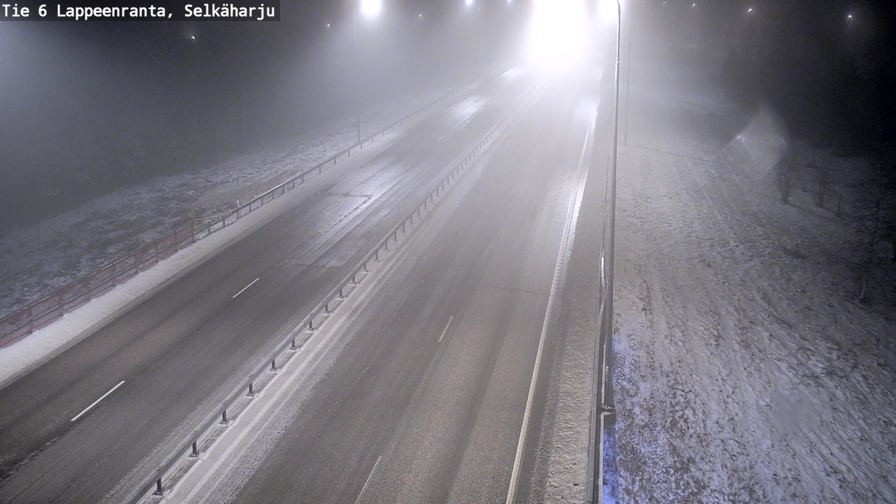 Weather Camera Image Väg 6 Villmanstrand, Selkäharju, Lappeenranta, Etelä-Karjala