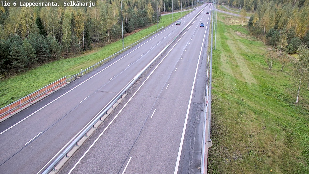 Weather Camera Image Road 6 Lappeenranta, Selkäharju, Lappeenranta, Etelä-Karjala