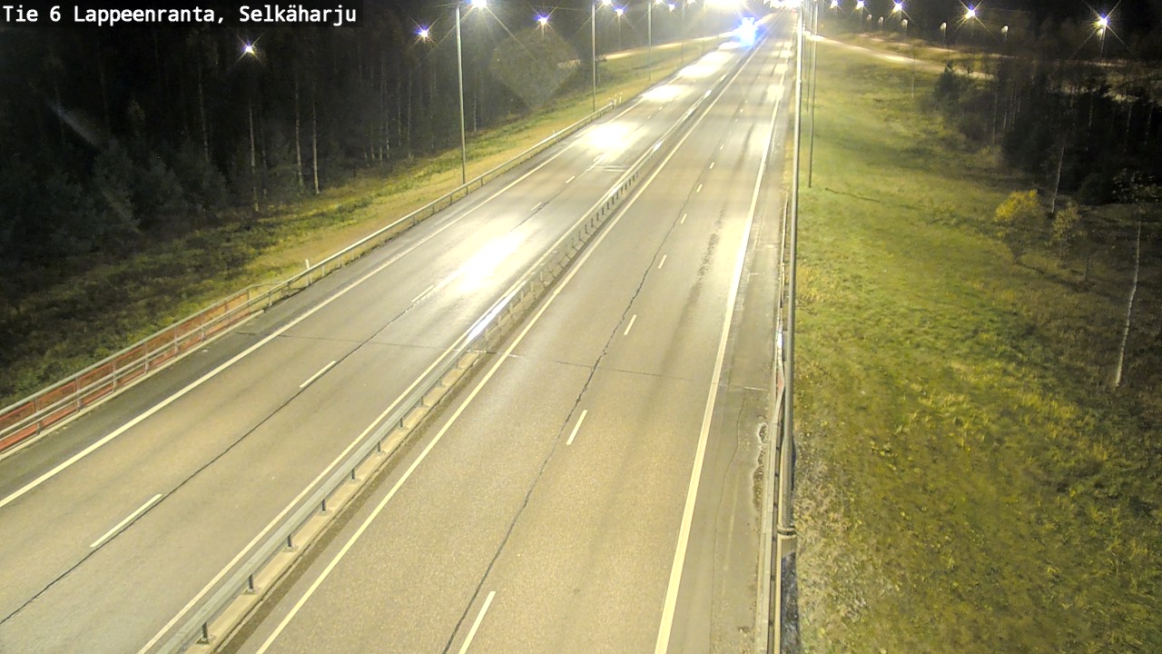 Weather Camera Image Road 6 Lappeenranta, Selkäharju, Lappeenranta, Etelä-Karjala