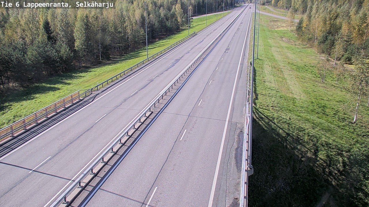 Weather Camera Image Road 6 Lappeenranta, Selkäharju, Lappeenranta, Etelä-Karjala