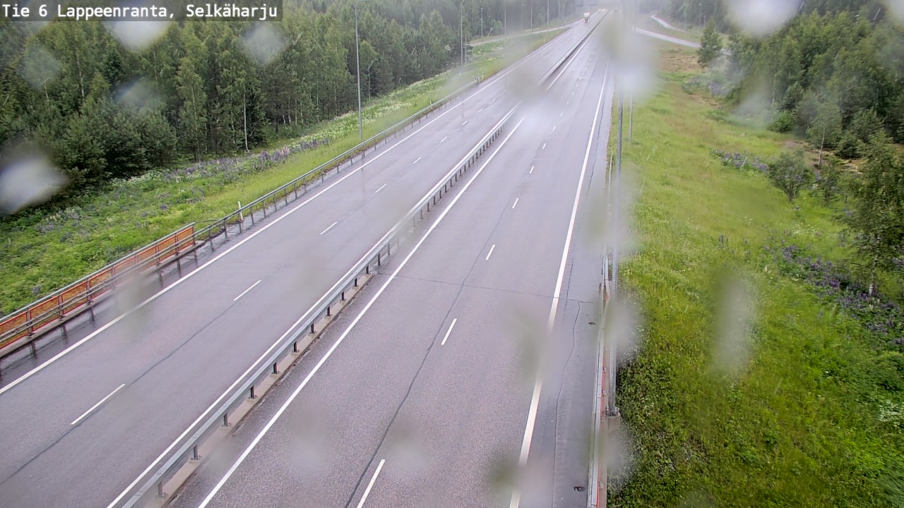 Weather Camera Image Väg 6 Villmanstrand, Selkäharju, Lappeenranta, Etelä-Karjala