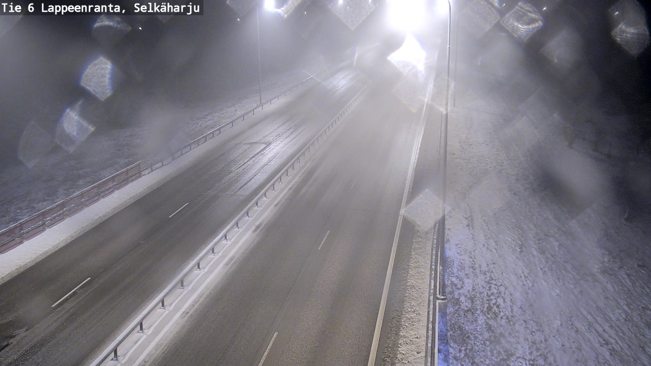 Weather Camera Image Väg 6 Villmanstrand, Selkäharju, Lappeenranta, Etelä-Karjala