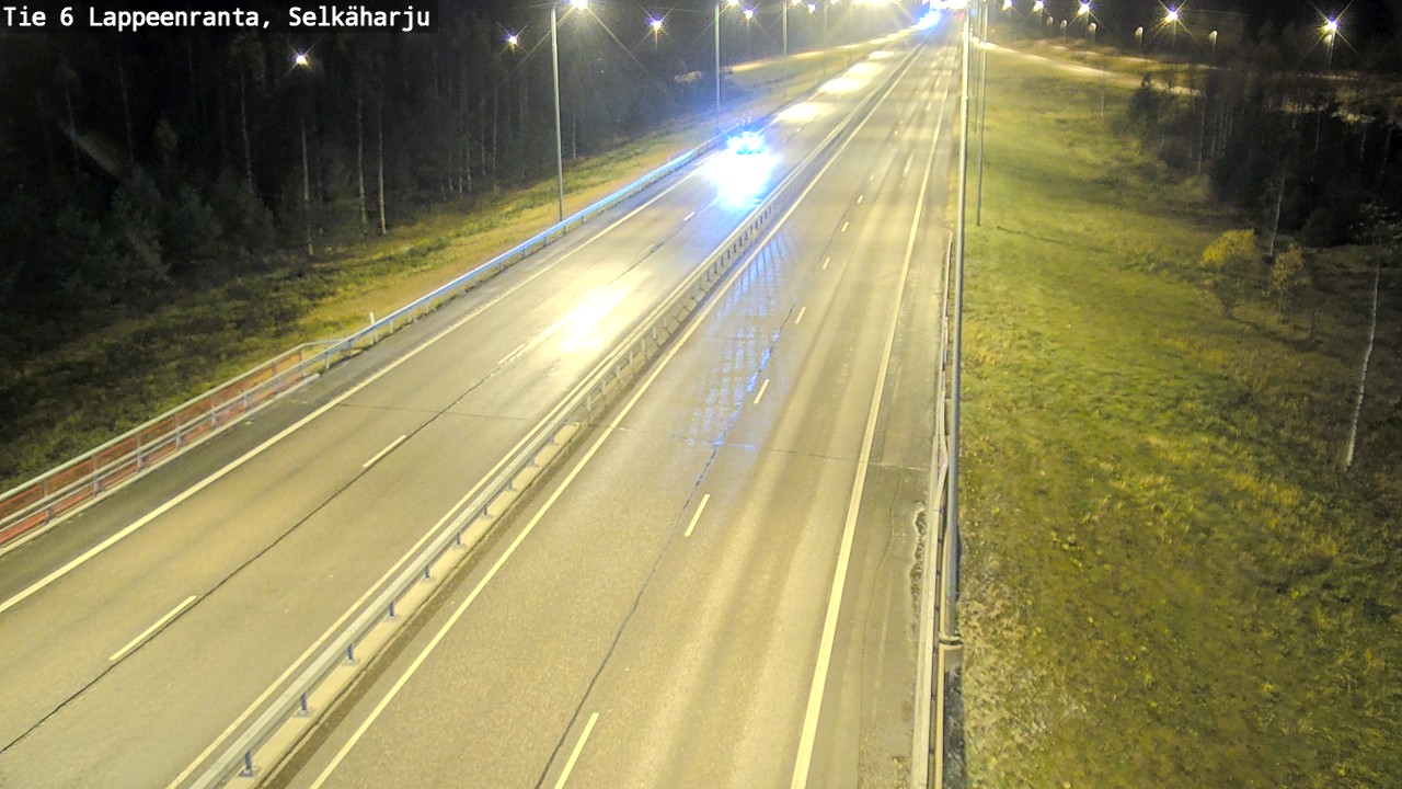 Weather Camera Image Väg 6 Villmanstrand, Selkäharju, Lappeenranta, Etelä-Karjala