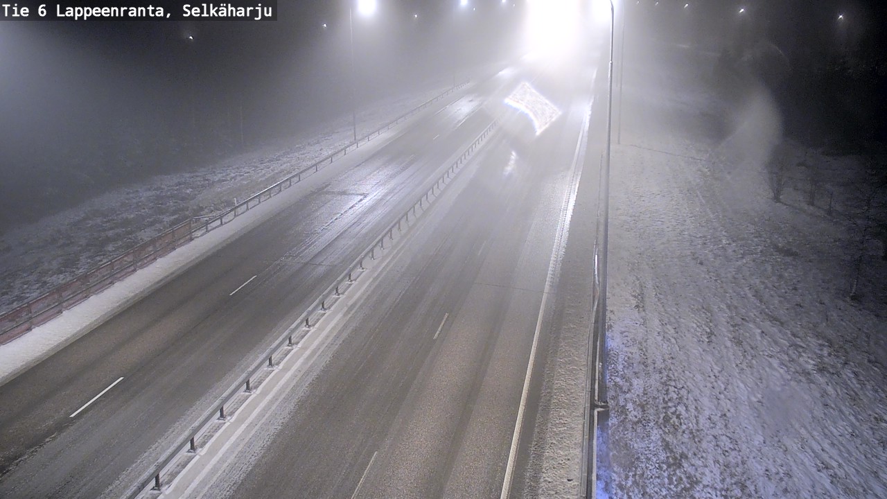 Weather Camera Image Väg 6 Villmanstrand, Selkäharju, Lappeenranta, Etelä-Karjala