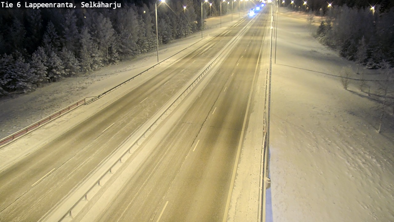 Weather Camera Image Road 6 Lappeenranta, Selkäharju, Lappeenranta, Etelä-Karjala