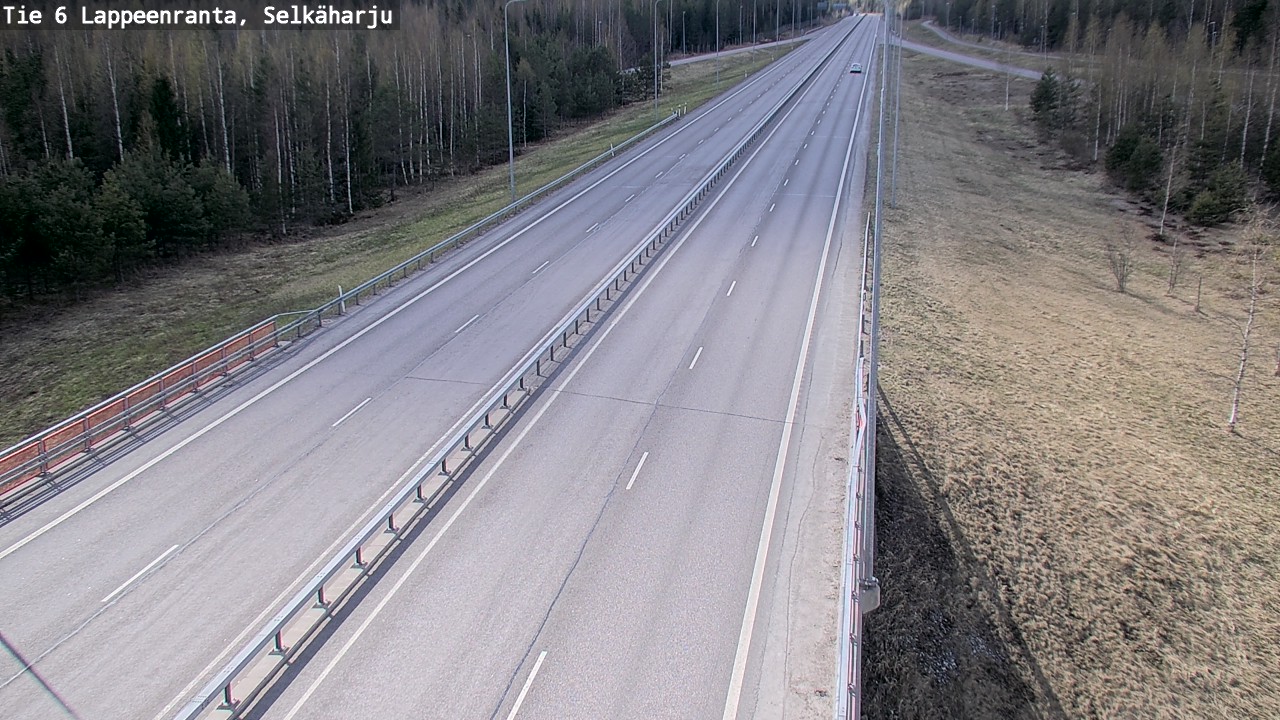 Weather Camera Image Road 6 Lappeenranta, Selkäharju, Lappeenranta, Etelä-Karjala