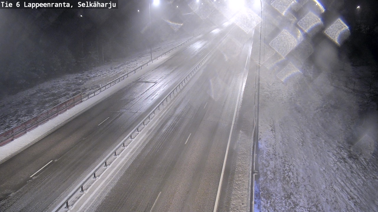 Weather Camera Image Väg 6 Villmanstrand, Selkäharju, Lappeenranta, Etelä-Karjala