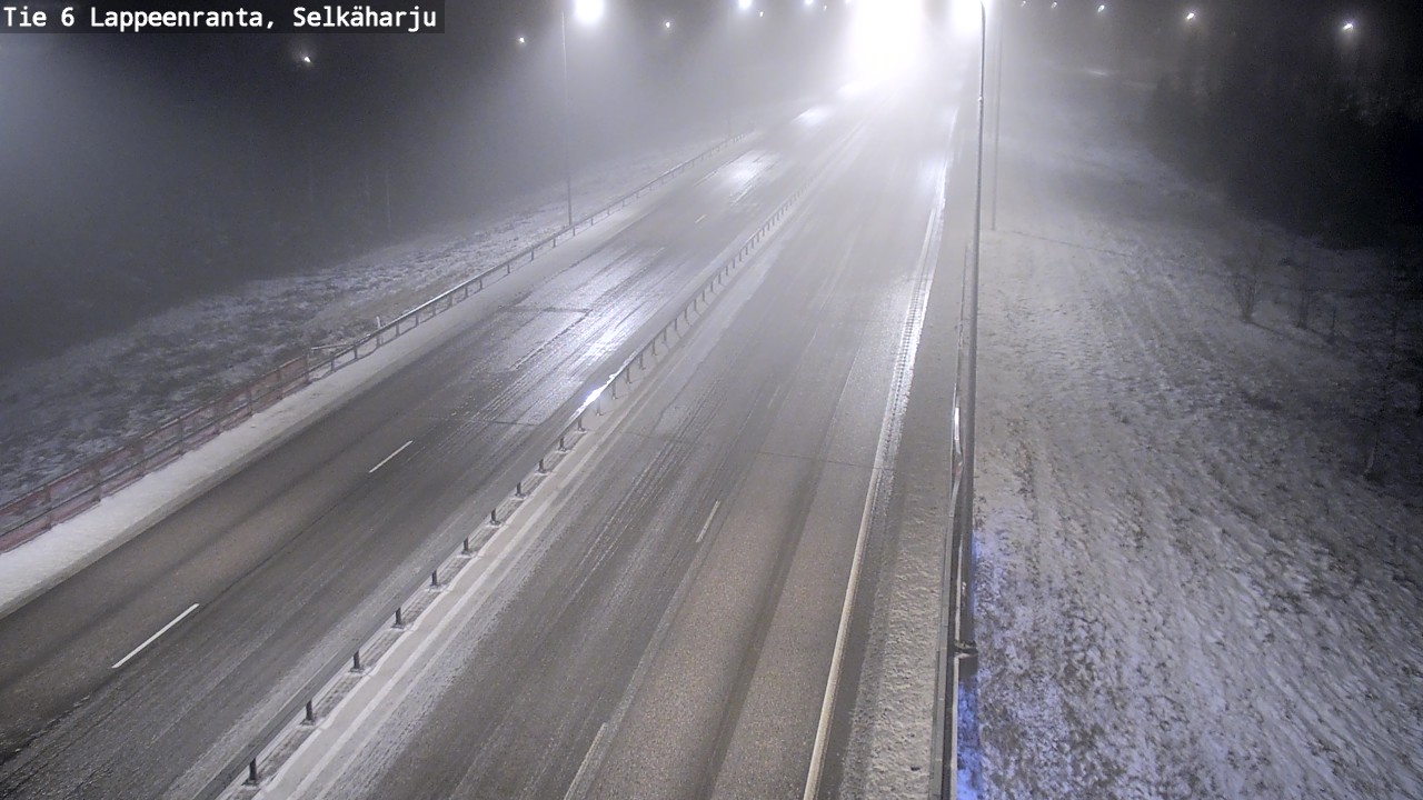 Weather Camera Image Väg 6 Villmanstrand, Selkäharju, Lappeenranta, Etelä-Karjala