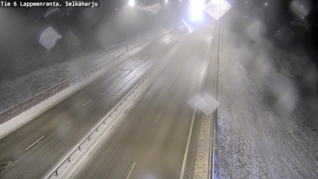 Weather Camera Image Väg 6 Villmanstrand, Selkäharju, Lappeenranta, Etelä-Karjala