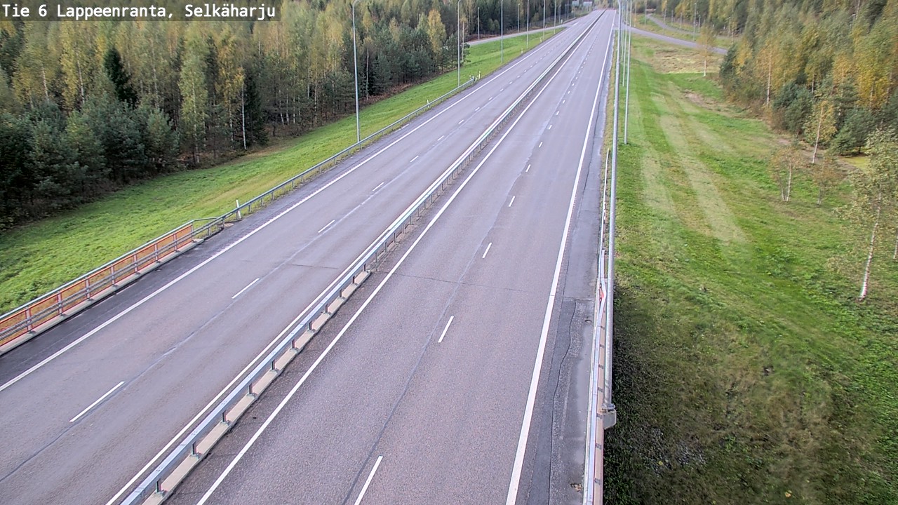 Weather Camera Image Road 6 Lappeenranta, Selkäharju, Lappeenranta, Etelä-Karjala