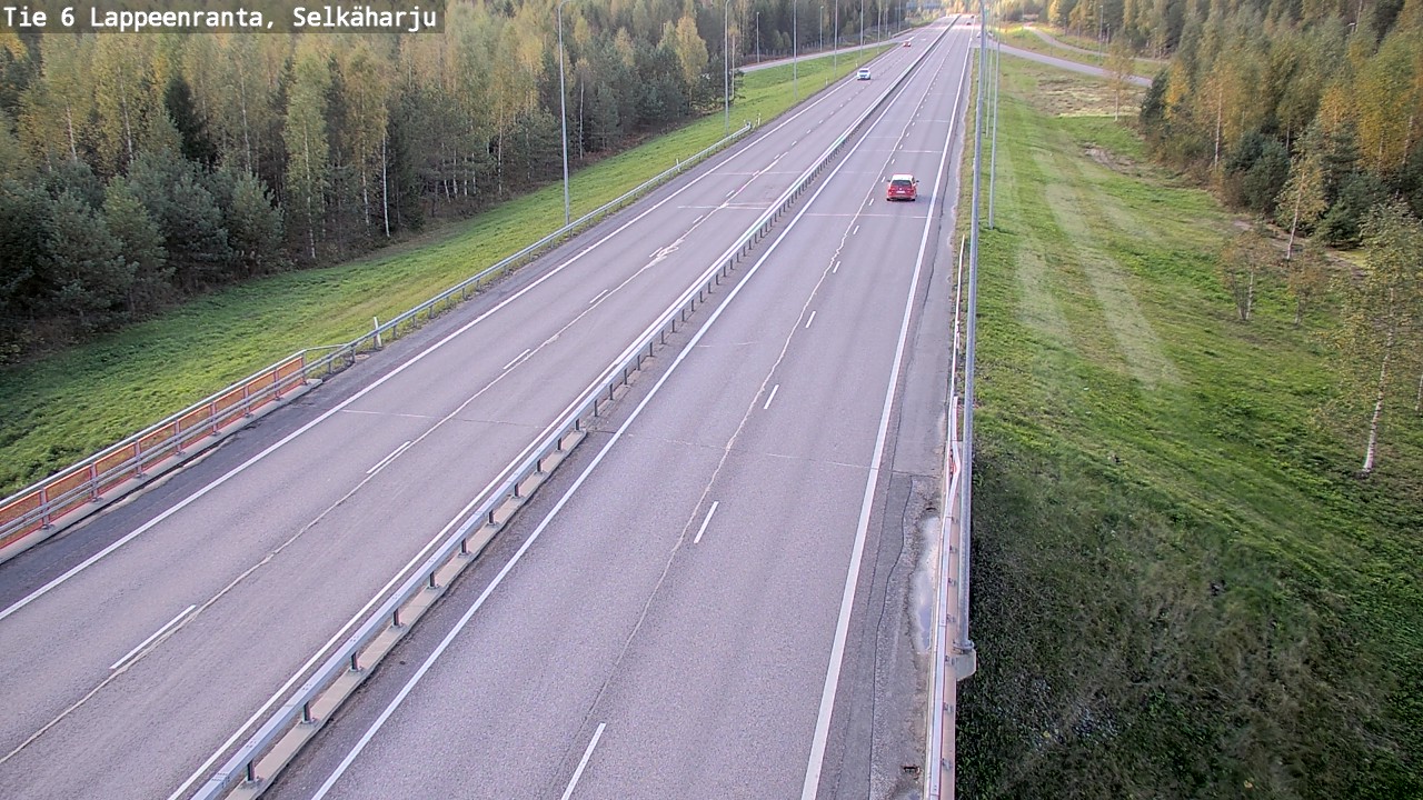 Weather Camera Image Road 6 Lappeenranta, Selkäharju, Lappeenranta, Etelä-Karjala