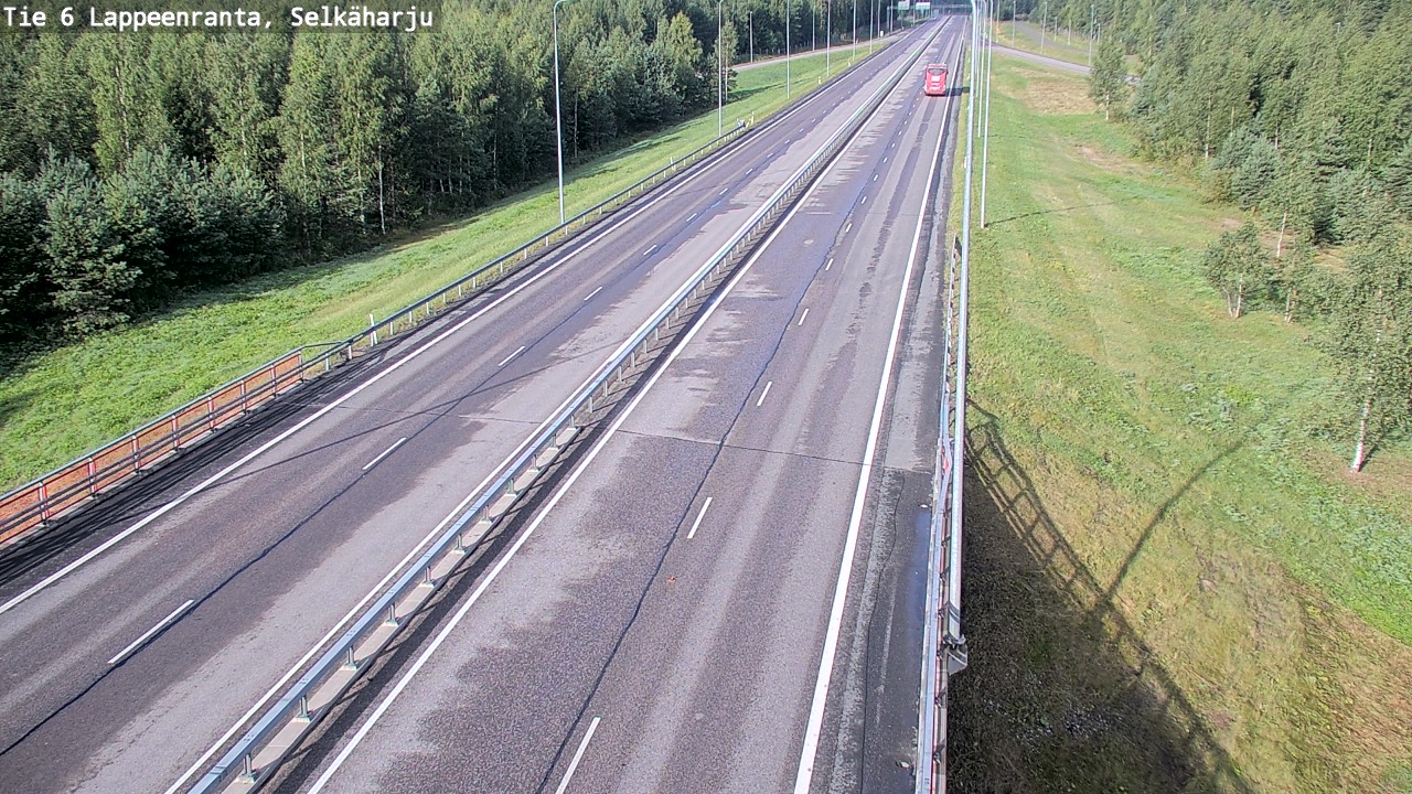 Weather Camera Image Road 6 Lappeenranta, Selkäharju, Lappeenranta, Etelä-Karjala