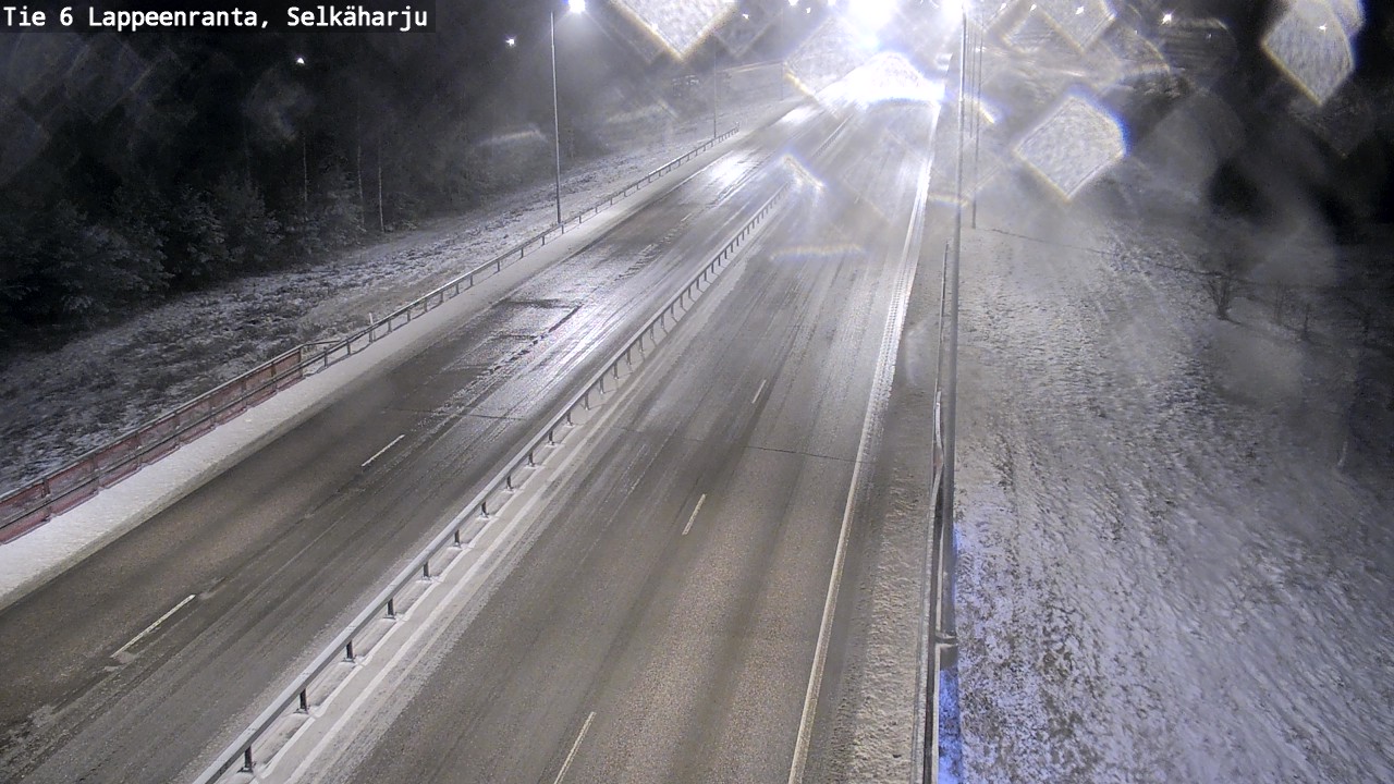 Weather Camera Image Väg 6 Villmanstrand, Selkäharju, Lappeenranta, Etelä-Karjala