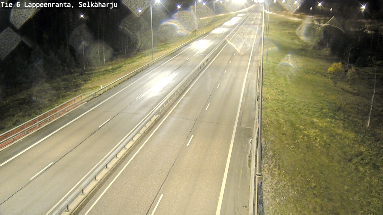 Weather Camera Image Road 6 Lappeenranta, Selkäharju, Lappeenranta, Etelä-Karjala