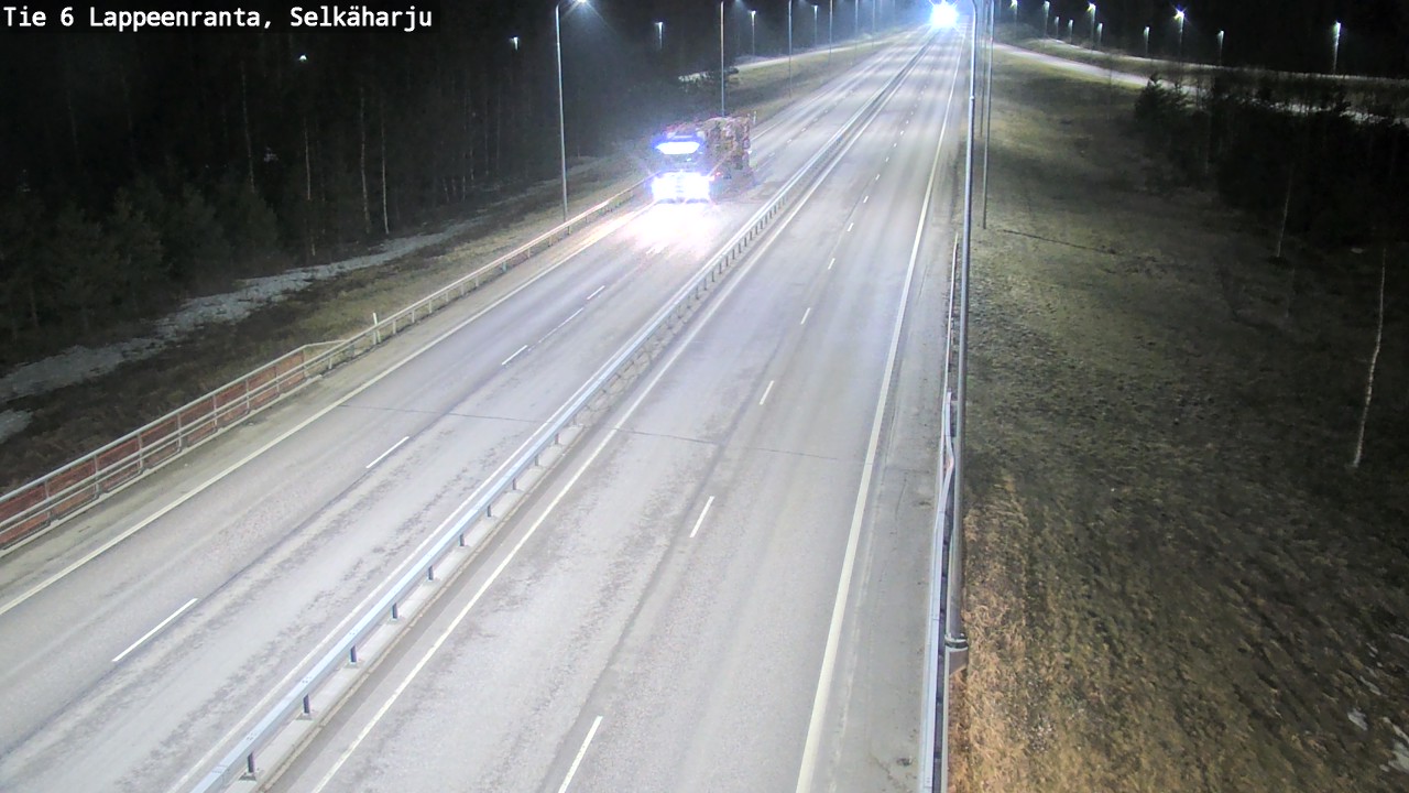 Weather Camera Image Road 6 Lappeenranta, Selkäharju, Lappeenranta, Etelä-Karjala