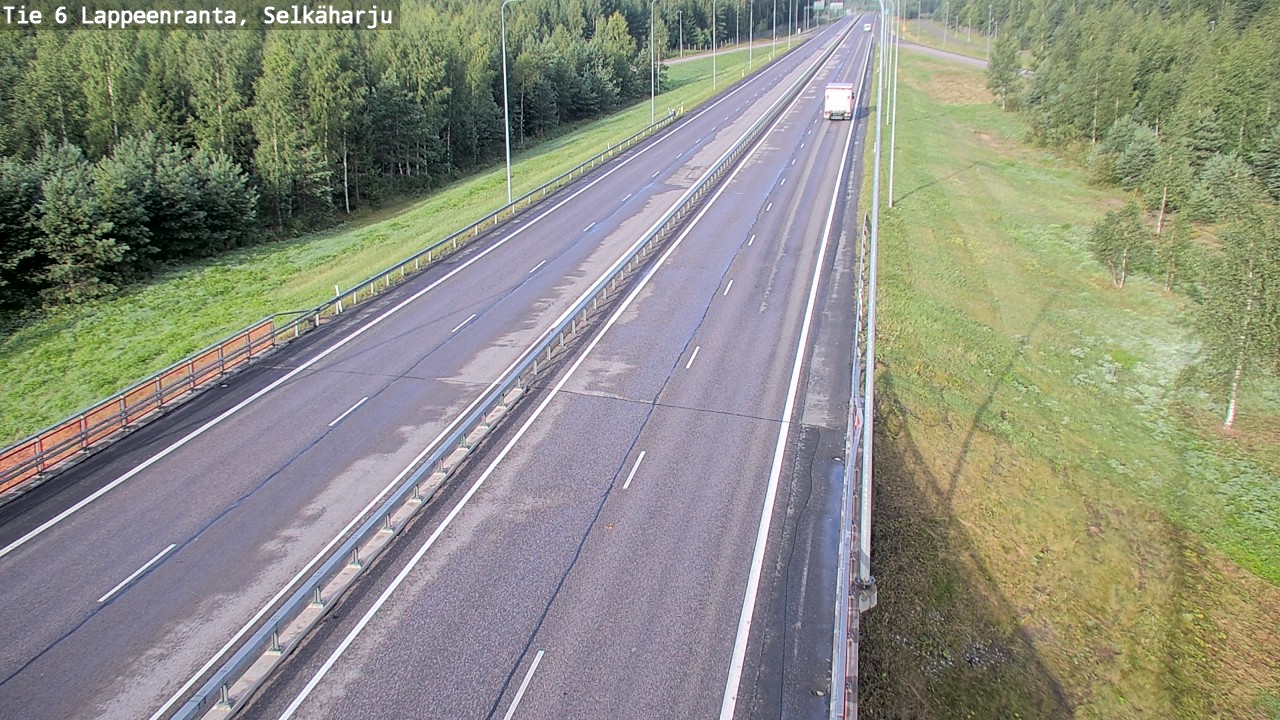 Weather Camera Image Road 6 Lappeenranta, Selkäharju, Lappeenranta, Etelä-Karjala