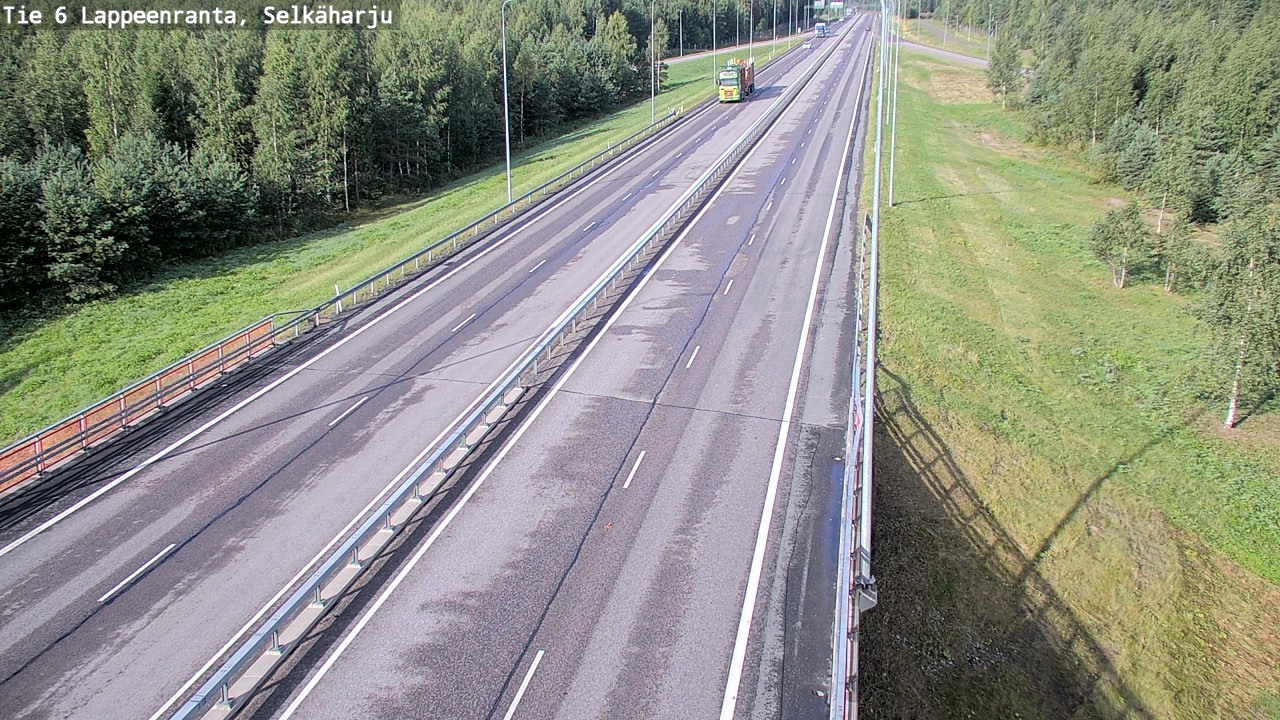 Weather Camera Image Road 6 Lappeenranta, Selkäharju, Lappeenranta, Etelä-Karjala
