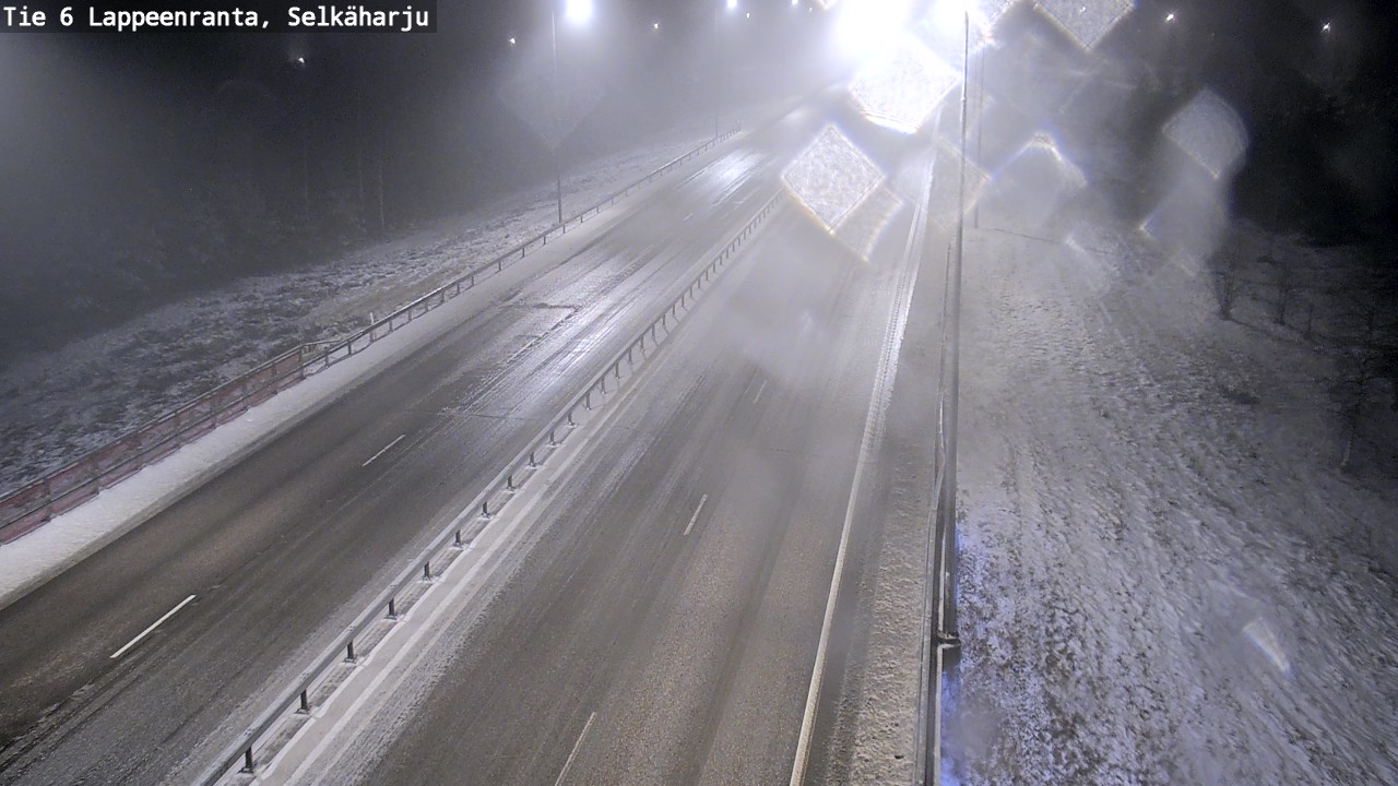Weather Camera Image Väg 6 Villmanstrand, Selkäharju, Lappeenranta, Etelä-Karjala