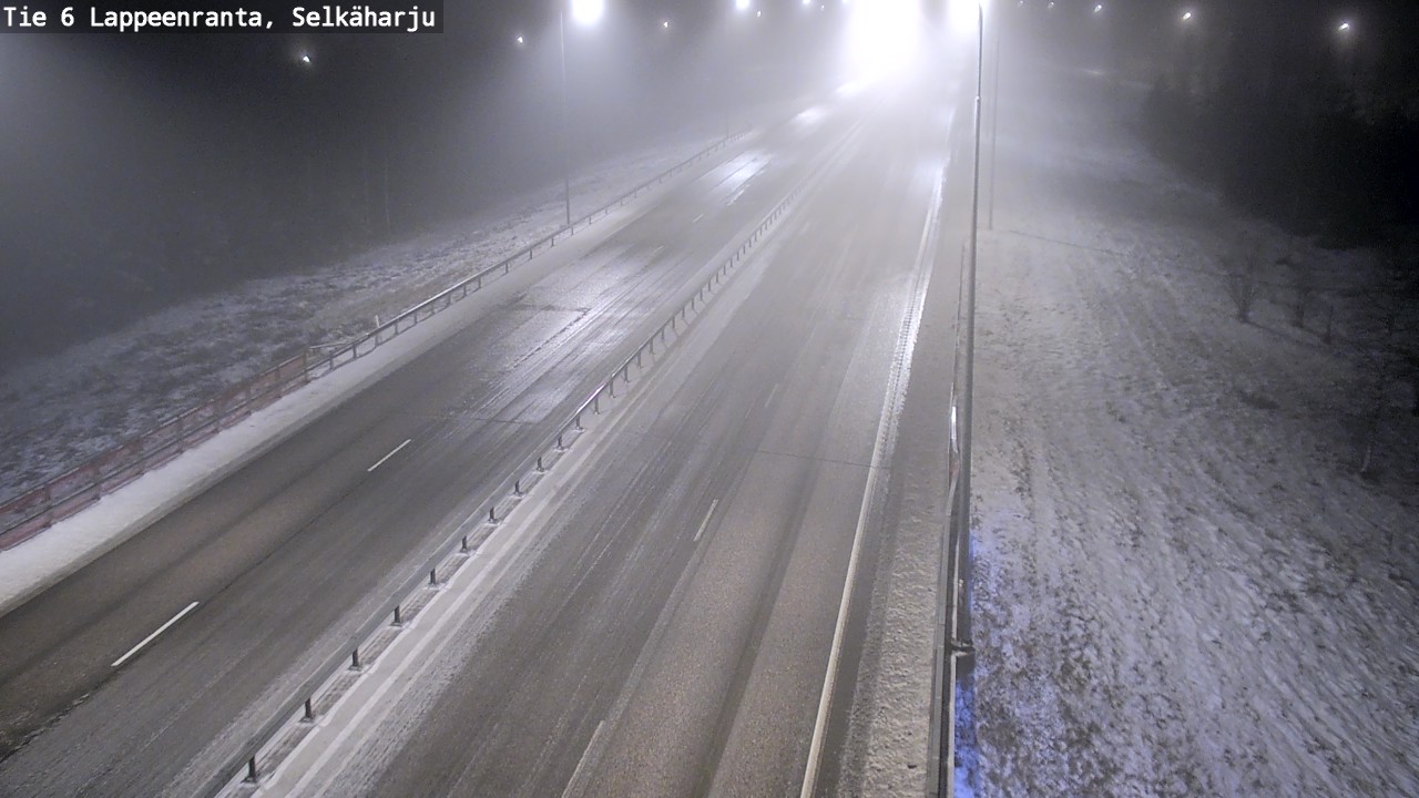 Weather Camera Image Väg 6 Villmanstrand, Selkäharju, Lappeenranta, Etelä-Karjala