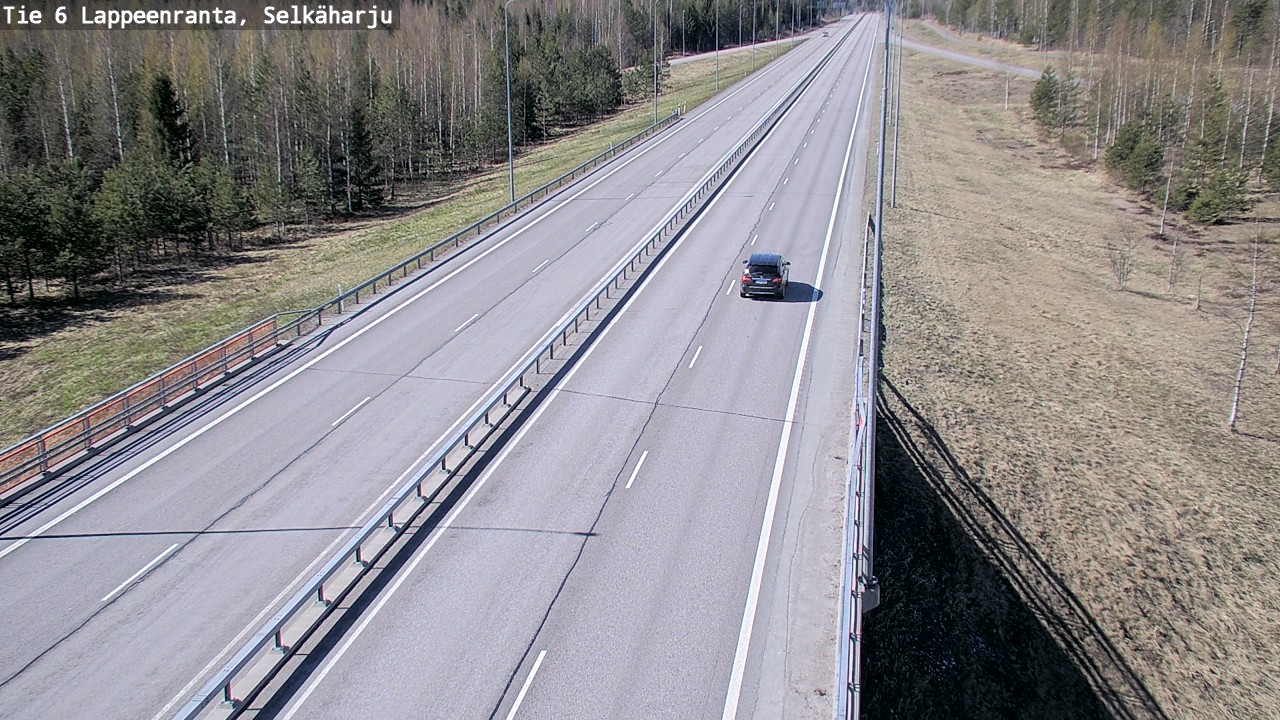 Weather Camera Image Road 6 Lappeenranta, Selkäharju, Lappeenranta, Etelä-Karjala