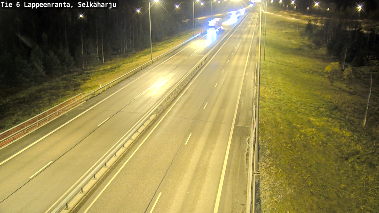Weather Camera Image Väg 6 Villmanstrand, Selkäharju, Lappeenranta, Etelä-Karjala