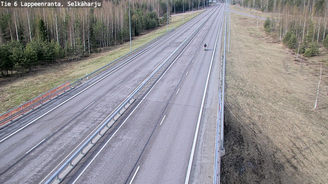 Weather Camera Image Road 6 Lappeenranta, Selkäharju, Lappeenranta, Etelä-Karjala