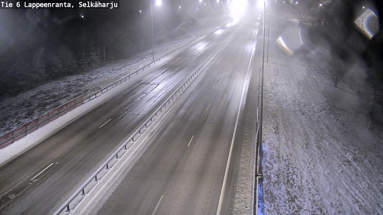 Weather Camera Image Väg 6 Villmanstrand, Selkäharju, Lappeenranta, Etelä-Karjala