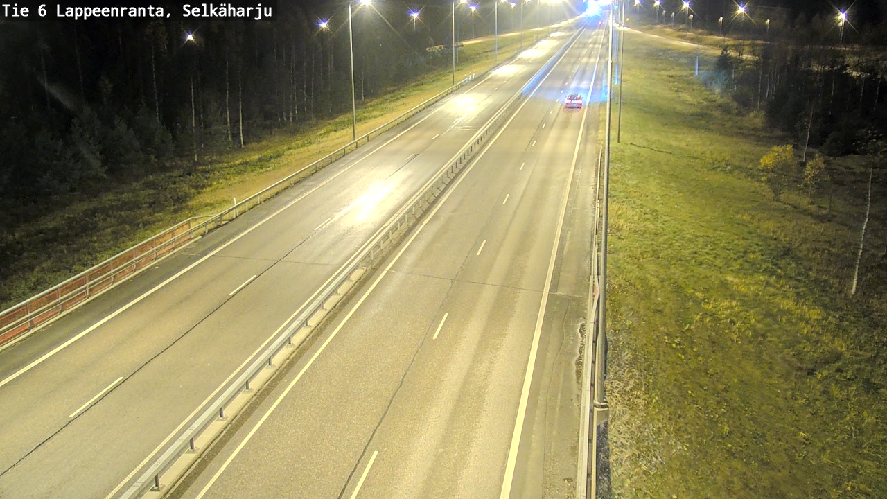 Weather Camera Image Väg 6 Villmanstrand, Selkäharju, Lappeenranta, Etelä-Karjala