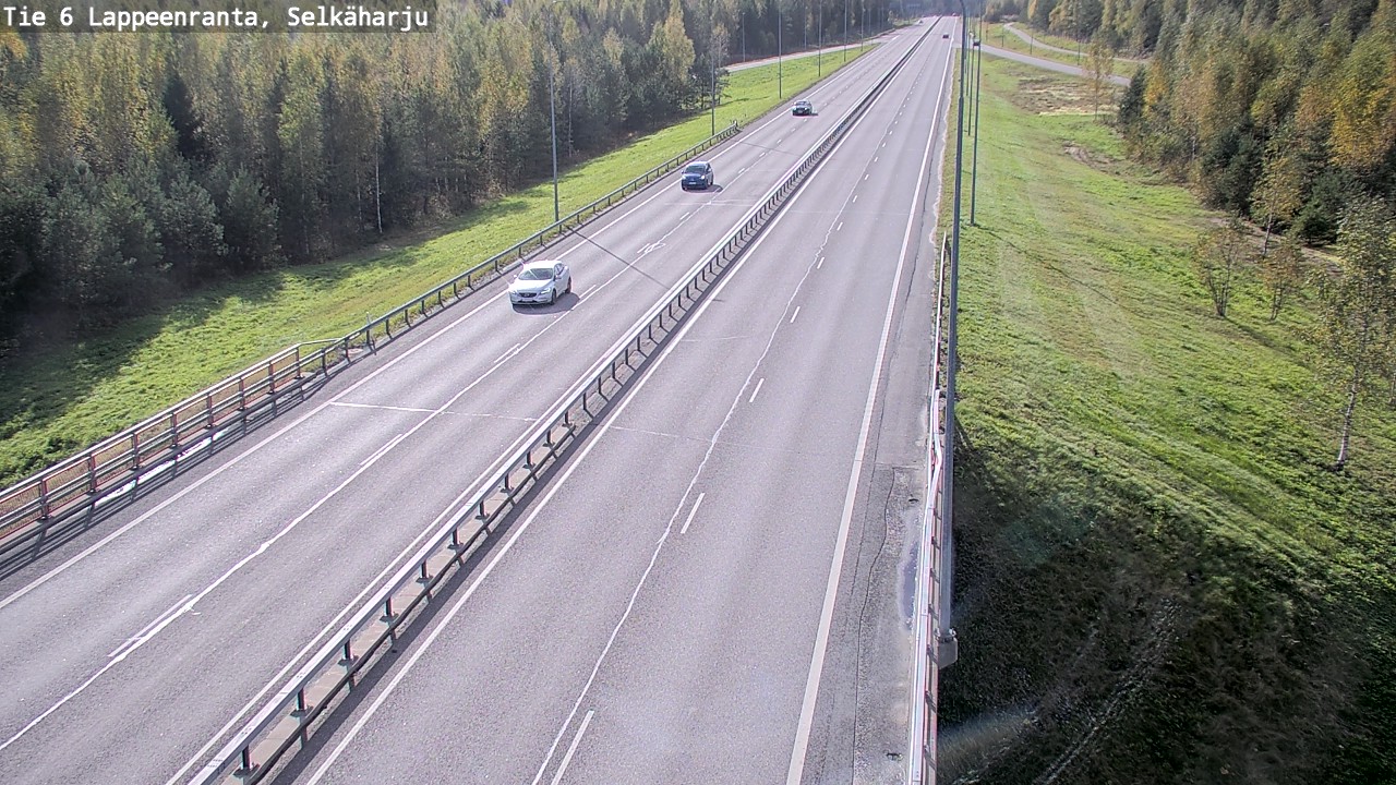 Weather Camera Image Road 6 Lappeenranta, Selkäharju, Lappeenranta, Etelä-Karjala