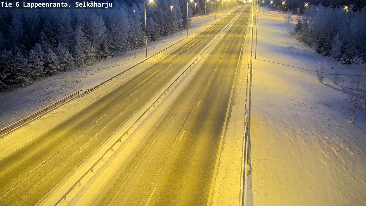 Weather Camera Image Road 6 Lappeenranta, Selkäharju, Lappeenranta, Etelä-Karjala