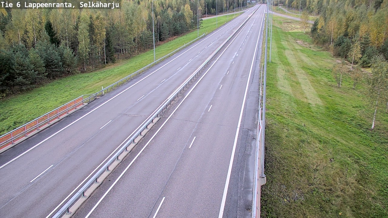 Weather Camera Image Road 6 Lappeenranta, Selkäharju, Lappeenranta, Etelä-Karjala