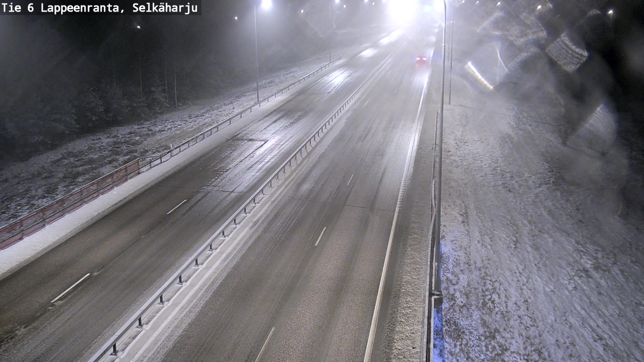 Weather Camera Image Väg 6 Villmanstrand, Selkäharju, Lappeenranta, Etelä-Karjala