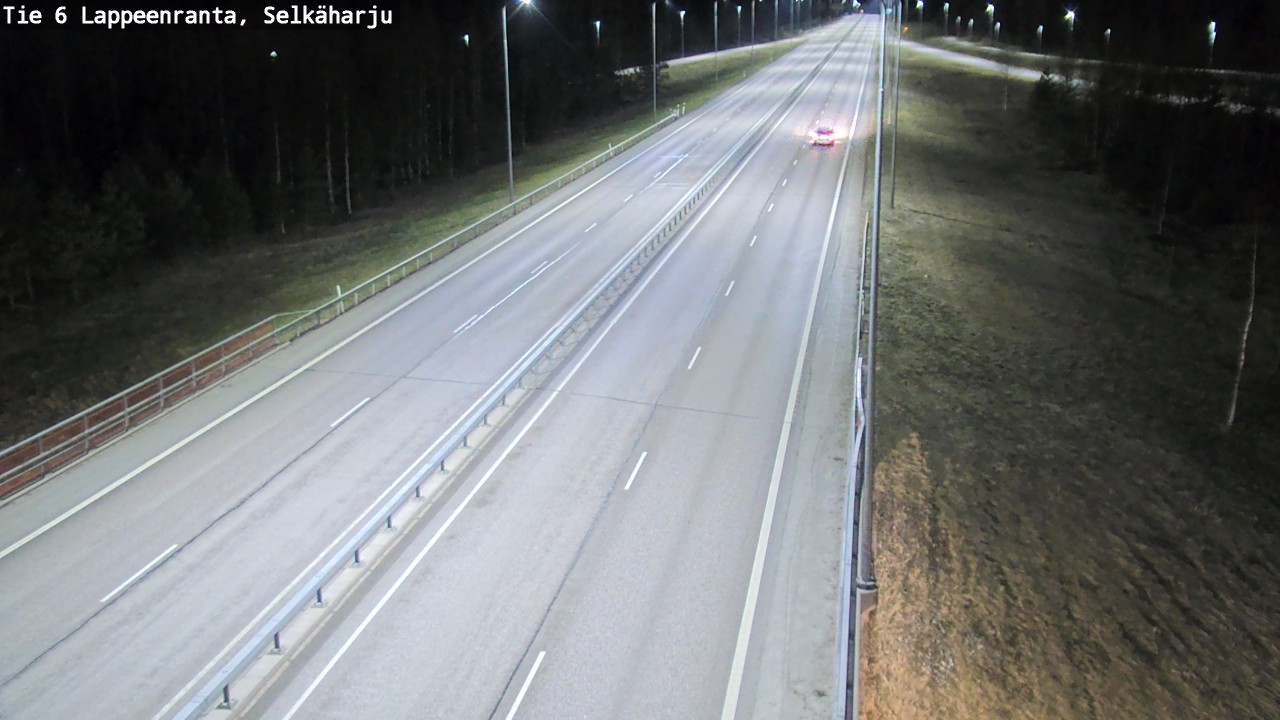 Weather Camera Image Road 6 Lappeenranta, Selkäharju, Lappeenranta, Etelä-Karjala