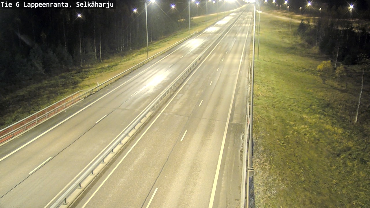 Weather Camera Image Väg 6 Villmanstrand, Selkäharju, Lappeenranta, Etelä-Karjala