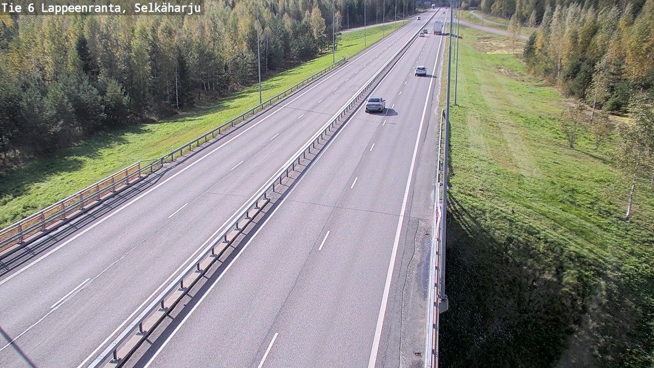 Weather Camera Image Road 6 Lappeenranta, Selkäharju, Lappeenranta, Etelä-Karjala